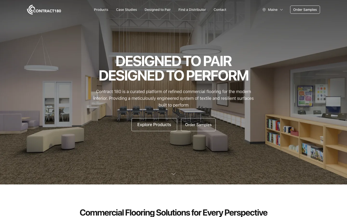 Contract180 website screenshot